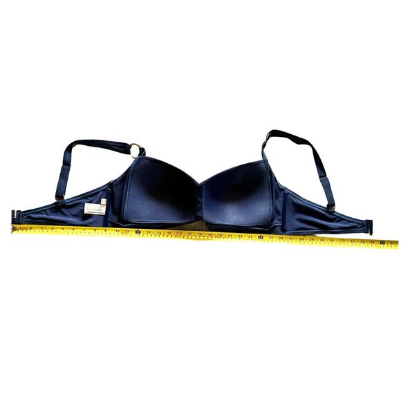 Artesands Navy Blue Melange Botticelli Twist C-DD Cup Bikini Top sz 16 NEW Tags - Picture 8 of 10